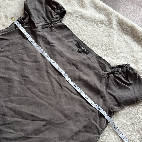 Banana Republic Puff Sleeve Square Neck Top Size XS | 100% Lyocell | Soft - Picture 3 of 5